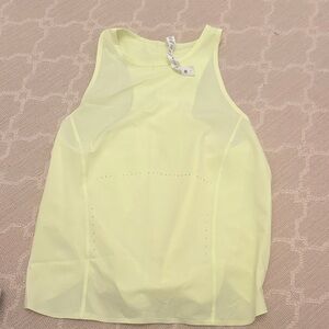 Women's Yellow Sleeveless Top